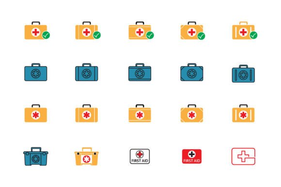 First AID Medical Kit Graphics and Icons Review