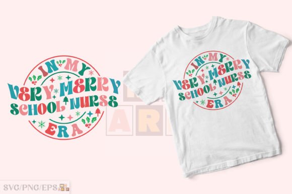 In My Very Merry School Nurse Christmas Graphics