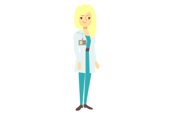 Medical Administrator Character: Graphics & Illustrations