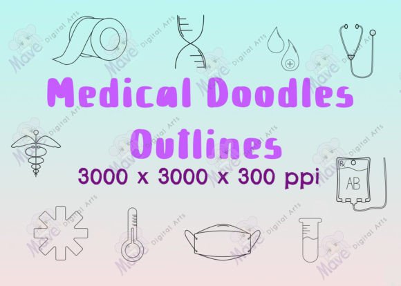 Medical Doodle Graphics & Illustrations Review