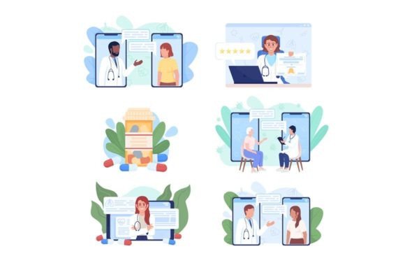 Medical Services Set: Graphics & Illustrations
