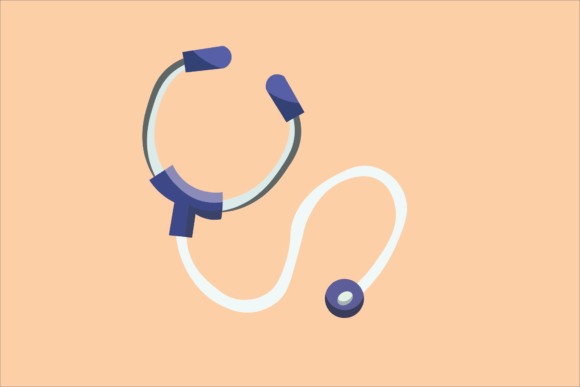 Medical Stethoscope Doctor Icon Graphics