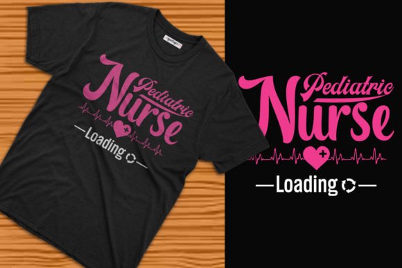 Pediatric Nurse Loading Graphics & T-Shirt Designs