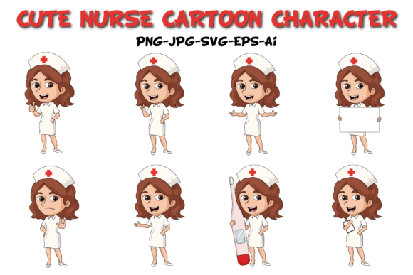 Reviewing Cute Nurse Cartoon Clipart for Embroidery