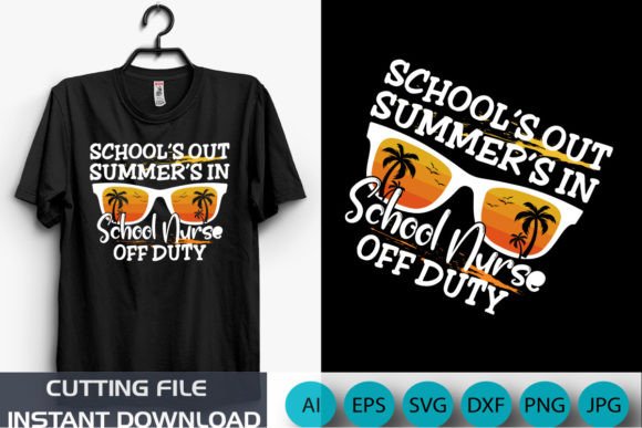 School’s Out Graphics for T-Shirt Designs