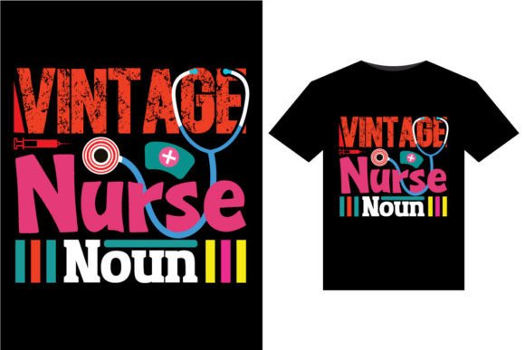 Vintage Nurse Graphics for T-Shirt Designs
