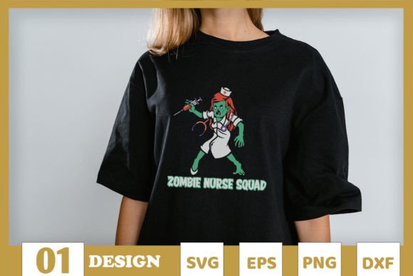 Zombie Nurse Squad Graphics for T-Shirt Designs